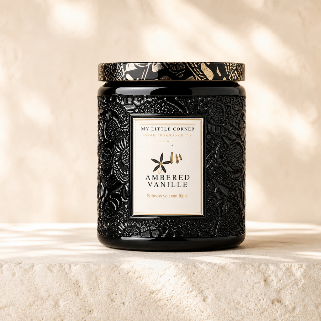 Ambered Vanille – 8 oz Soy Candle
