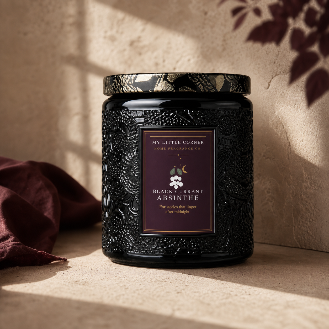 Black Currant Absinthe – 8 oz Soy Candle